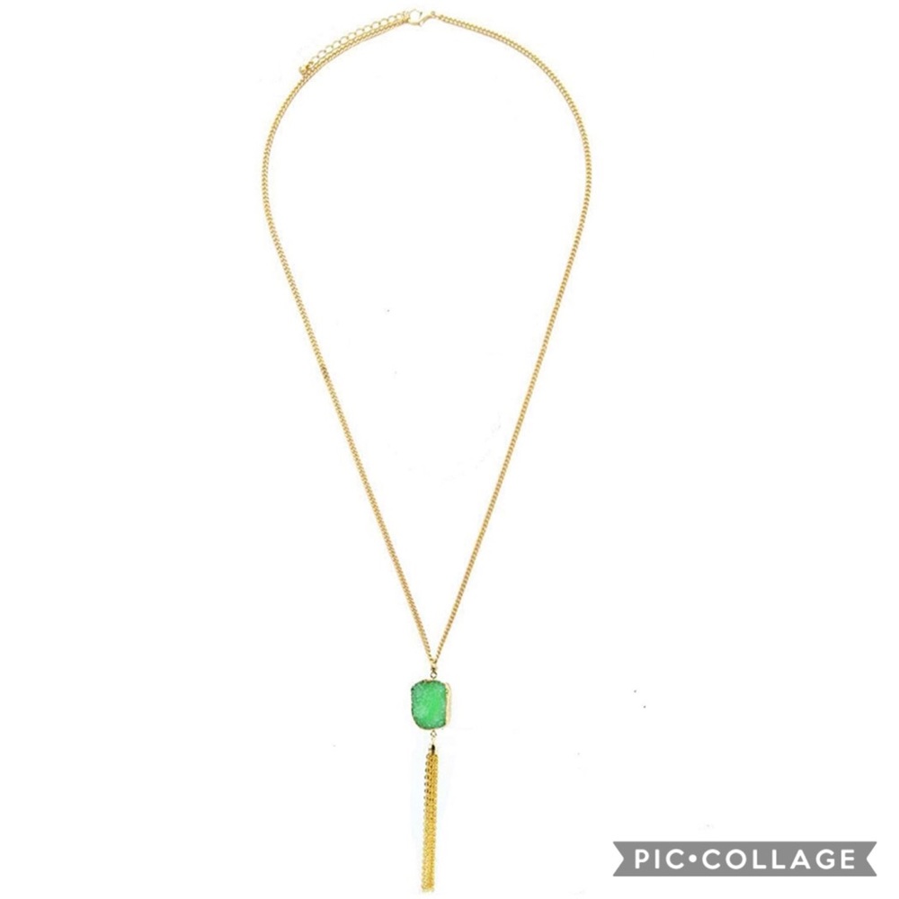 🔥LONG GOLD BOHEMIAN NECKLACE 🌻NWT🏷 - Picture 7 of 10